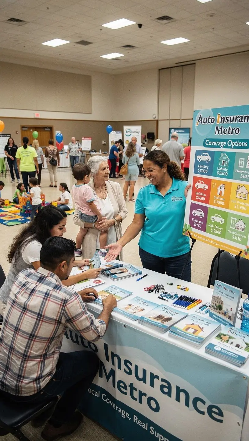 Mapa z trasami samochodowymi ilustrująca zalecenia dotyczące ubezpieczenia w różnych lokalizacjach.